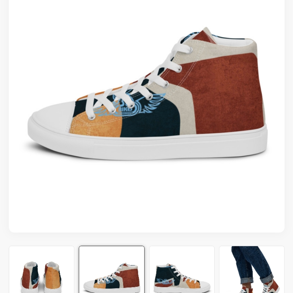 Men's High tops Graphics Designer Freya (Me)